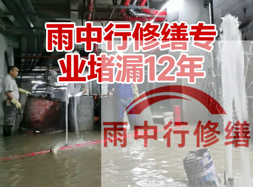 房山中国五矿某大型污水处理厂堵漏案例